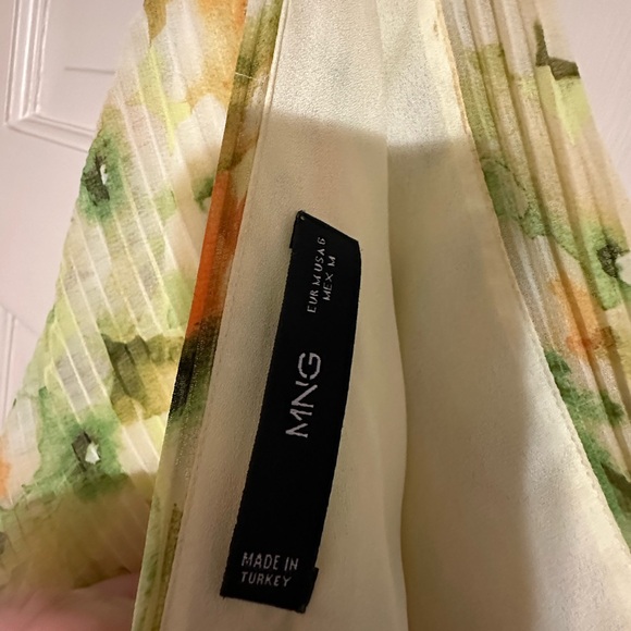 Mango Floral One-Shoulder Dress - Picture 10 of 10